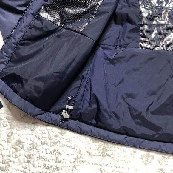 Columbia Women’s Omni Tipton Peak Hooded Insulated Jacket Navy Blue Sz L 186457 - Picture 8 of 14